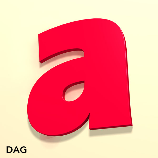 Doosletter Onverlicht
